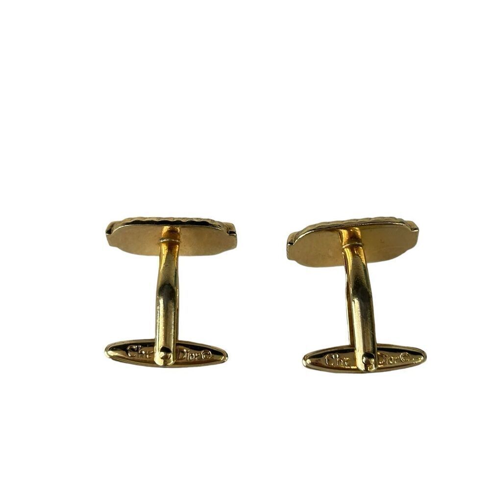 Christian Dior Authentic Rectangular Cufflinks Go… - image 6